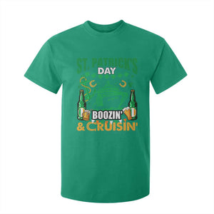 Funny St Patricks Cruise T Shirt For Kid Boozin' Cruisin' Drinking Squad Family Group Matching TS02 Irish Green Print Your Wear