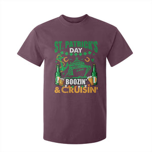 Funny St Patricks Cruise T Shirt For Kid Boozin' Cruisin' Drinking Squad Family Group Matching TS02 Maroon Print Your Wear