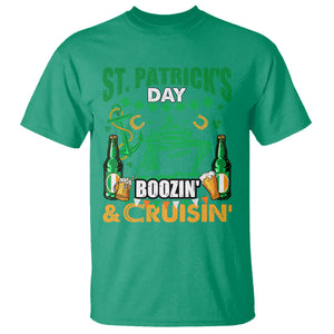 Funny St. Patricks Cruise T Shirt Boozin' Cruisin' Drinking Squad Family Group Matching TS02 Irish Green Printyourwear