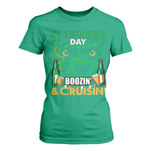 Funny St Patricks Cruise T Shirt For Women Boozin' Cruisin' Drinking Squad Family Group Matching TS02 Irish Green Print Your Wear