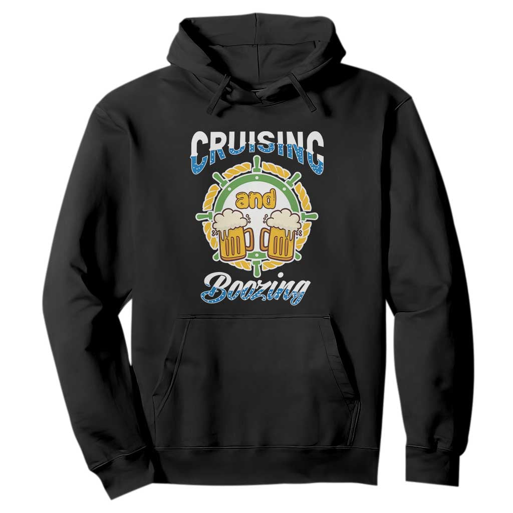 Funny St. Patricks Cruise Hoodie Cruising And Boozing Drinking Squad Family Group Matching TS02 Black Printyourwear