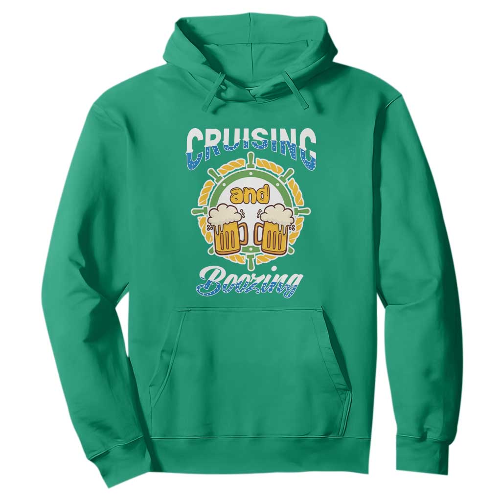 Funny St. Patricks Cruise Hoodie Cruising And Boozing Drinking Squad Family Group Matching TS02 Irish Green Printyourwear