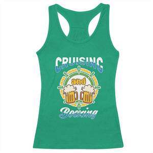 Funny St Patricks Cruise Racerback Tank Top Cruising And Boozing Drinking Squad Family Group Matching TS02 Irish Green Print Your Wear