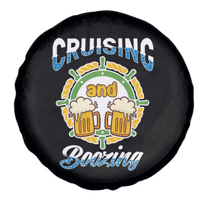 Funny St Patricks Cruise Spare Tire Cover Cruising And Boozing Drinking Squad Family Group Matching TS02 Print Your Wear