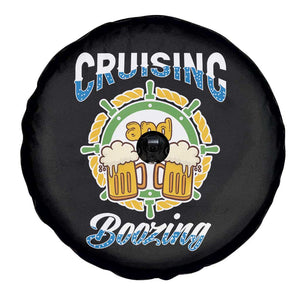 Funny St Patricks Cruise Spare Tire Cover Cruising And Boozing Drinking Squad Family Group Matching TS02 Print Your Wear