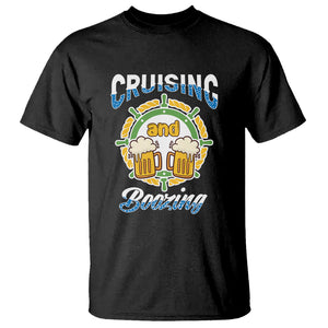 Funny St. Patricks Cruise T Shirt Cruising And Boozing Drinking Squad Family Group Matching TS02 Black Printyourwear