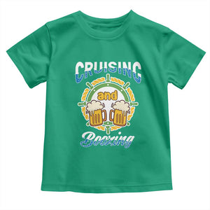 Funny St Patricks Cruise Toddler T Shirt Cruising And Boozing Drinking Squad Family Group Matching TS02 Irish Green Print Your Wear