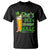 Funny St. Patricks Day Drinking Couple Matching T Shirt She's My Drunker Half TS02 Black Printyourwear