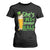 Funny St Patricks Day Drinking Couple Matching T Shirt For Women She's My Drunker Half TS02 Black Print Your Wear
