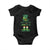 Cute St Patricks Day Baby Onesie Wee Little Hooligan Leprechaun for Boy Kids TS02 Black Print Your Wear