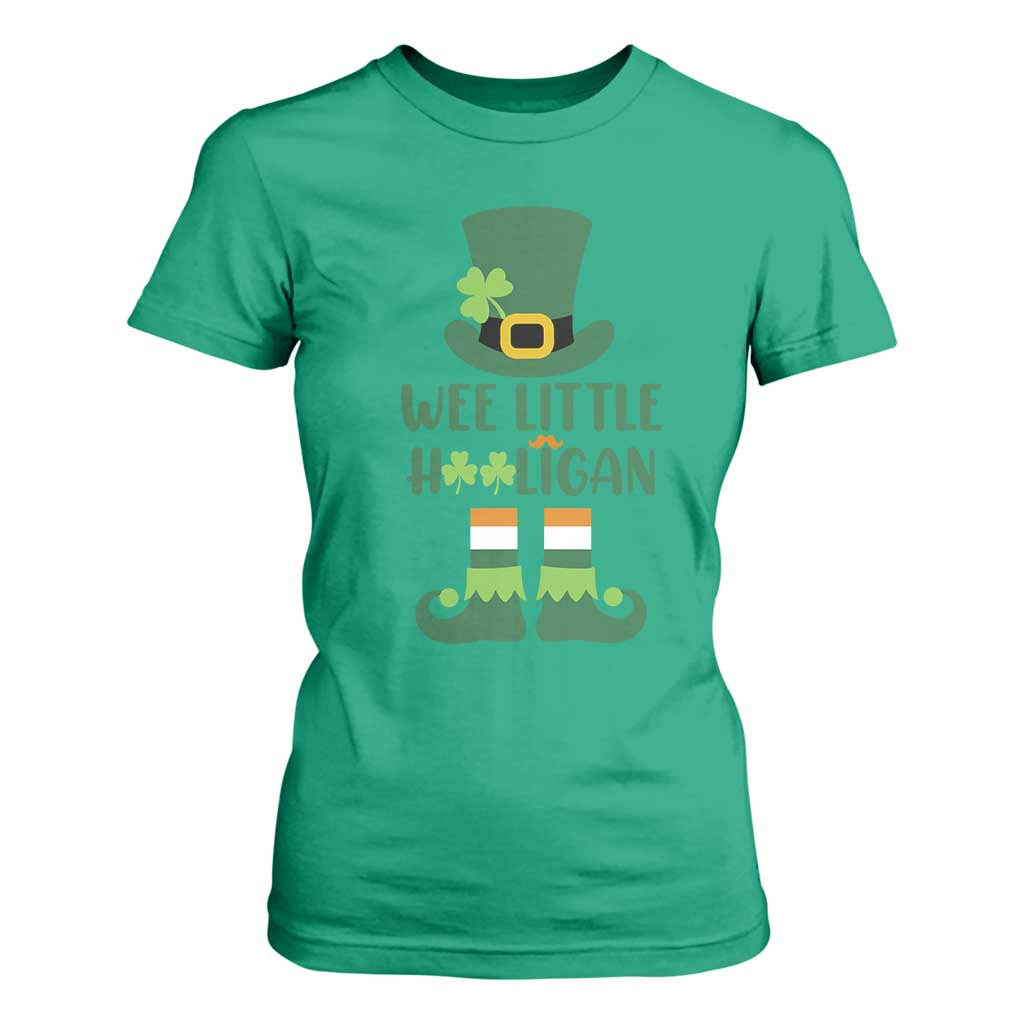 Cute St Patricks Day T Shirt For Women Wee Little Hooligan Leprechaun for Boy Kids TS02 Irish Green Print Your Wear