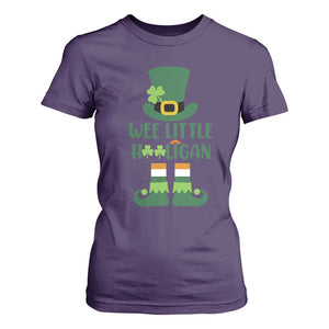 Cute St Patricks Day T Shirt For Women Wee Little Hooligan Leprechaun for Boy Kids TS02 Purple Print Your Wear