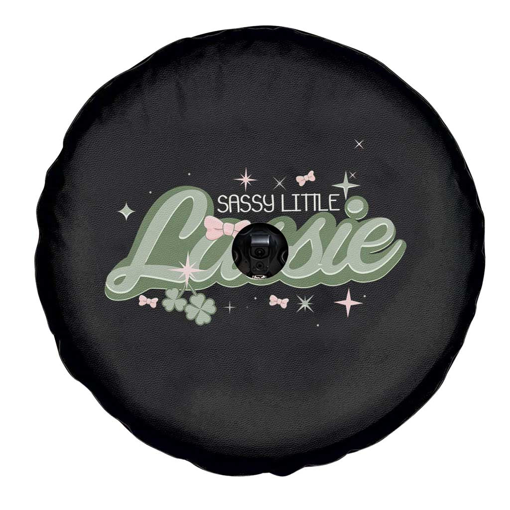 Cute St Patricks Day Spare Tire Cover Sassy Little Lassie for Girl Kids TS02 Print Your Wear