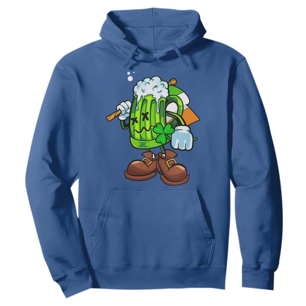 Funny St. Patricks Day Drinking Hoodie Irish Beer Ireland Flag TS02 Royal Blue Printyourwear