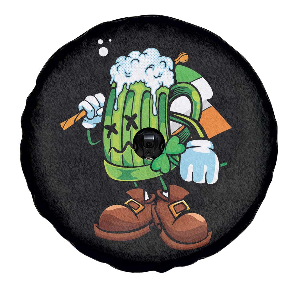 Funny St Patricks Day Drinking Spare Tire Cover Irish Beer Ireland Flag TS02 Print Your Wear
