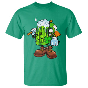 Funny St. Patricks Day Drinking T Shirt Irish Beer Ireland Flag TS02 Irish Green Printyourwear