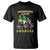 Funny St. Patricks Day Gnome T Shirt Shenanigans With My Gnomies Motorbike Rider TS02 Black Printyourwear