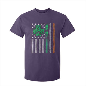Irish Pride T Shirt For Kid Celtic Knot Ireland Flag Shamrock St. Patricks Day TS02 Purple Print Your Wear