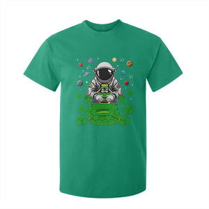 Funny St Patricks Day Astronaut T Shirt For Kid Outer Space Leprechaun TS02 Irish Green Print Your Wear