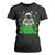 Funny St Patricks Day Astronaut T Shirt For Women Outer Space Leprechaun TS02 Black Print Your Wear