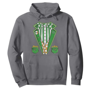 Funny St. Patricks Day Hoodie Leprechaun Costume for Boys Kids Men TS02 Charcoal Printyourwear