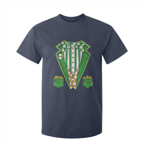 Funny St Patricks Day T Shirt For Kid Leprechaun Costume for Boys Kids Men TS02 Navy Print Your Wear