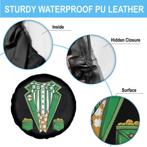 Funny St Patricks Day Spare Tire Cover Leprechaun Costume for Boys Kids Men TS02 Print Your Wear