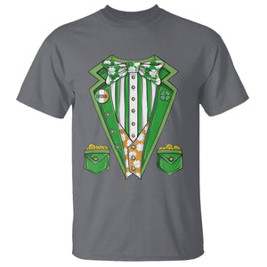 Funny St. Patricks Day T Shirt Leprechaun Costume for Boys Kids Men TS02 Charcoal Printyourwear