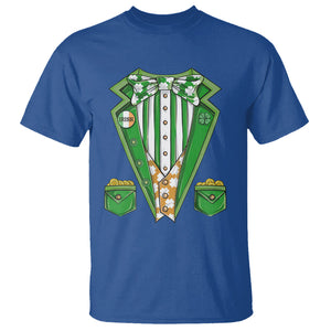 Funny St. Patricks Day T Shirt Leprechaun Costume for Boys Kids Men TS02 Royal Blue Printyourwear