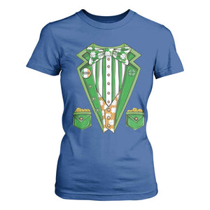 Funny St Patricks Day T Shirt For Women Leprechaun Costume for Boys Kids Men TS02 Royal Blue Print Your Wear