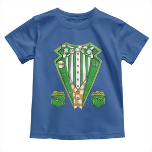 Funny St Patricks Day Toddler T Shirt Leprechaun Costume for Boys Kids Men TS02 Royal Blue Print Your Wear