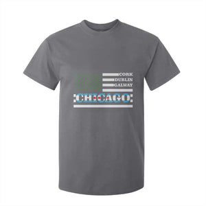 Chicago St Patricks Day T Shirt For Kid Cork Dublin Galway South Side Irish Flag TS02 Charcoal Print Your Wear