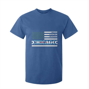 Chicago St Patricks Day T Shirt For Kid Cork Dublin Galway South Side Irish Flag TS02 Royal Blue Print Your Wear