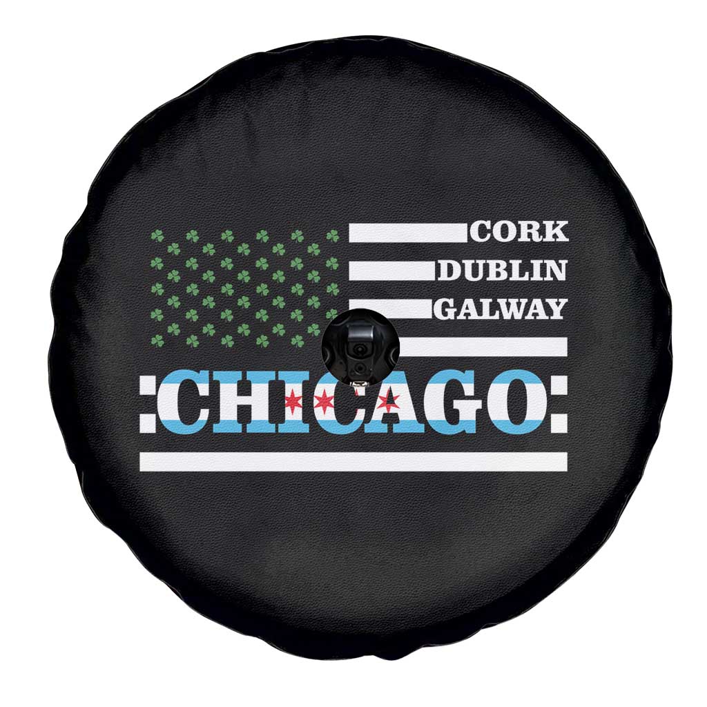 Chicago St Patricks Day Spare Tire Cover Cork Dublin Galway South Side Irish Flag TS02 Print Your Wear