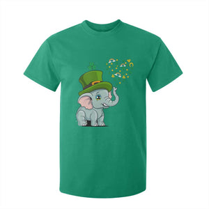Cute Elephant St Patricks Day T Shirt For Kid for Boys Girls TS02 Irish Green Print Your Wear