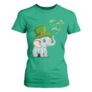 Cute Elephant St Patricks Day T Shirt For Women for Boys Girls TS02 Irish Green Print Your Wear