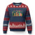 Subtle FDT 8647 Ugly Christmas Sweater Foxtrots Deltas Tangos Book Lovers Flower TS02 Navy Red Print Your Wear