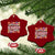 Not My President Subtle Floral Ceramic Ornament Not My Voice Values Beliefs TS02 Print Your Wear