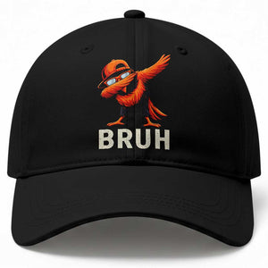 Funny Dabbing Oriole Bird Bruh Baseball Cap Cool Game Day Sports Fan TS02 Print Your Wear