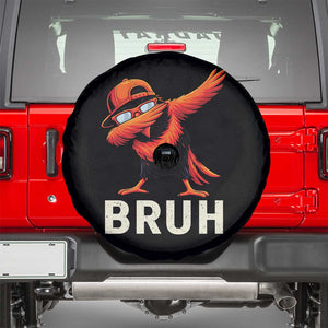 Funny Dabbing Oriole Bird Bruh Spare Tire Cover Cool Game Day Sports Fan TS02 Black Print Your Wear