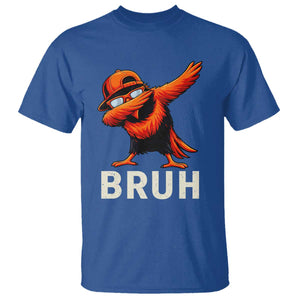 Funny Dabbing Oriole Bird Bruh T Shirt Cool Game Day Sports Fan TS02 Royal Blue Print Your Wear