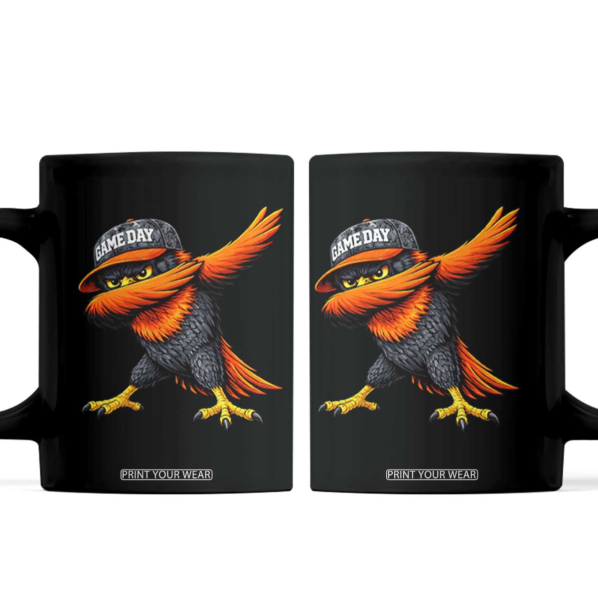 Fierce Oriole Spirit Graphic Coffee Mug Cool Game Day Sports Fan TS02 Black Print Your Wear