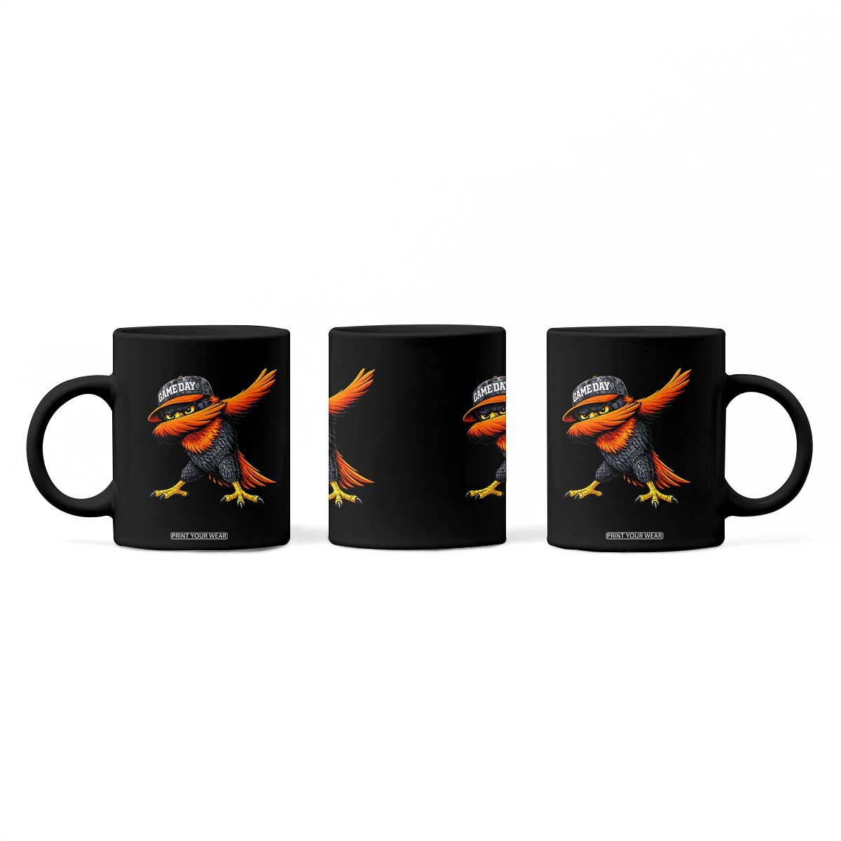 Fierce Oriole Spirit Graphic Coffee Mug Cool Game Day Sports Fan TS02 Print Your Wear