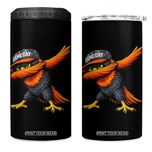 Fierce Oriole Spirit Graphic 4 in 1 Can Cooler Tumbler Cool Game Day Sports Fan TS02 One Size: 16 oz Black Print Your Wear