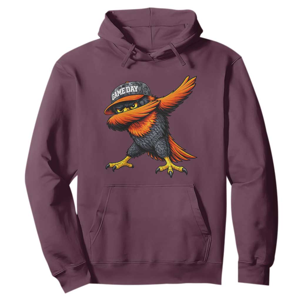 Fierce Oriole Spirit Graphic Hoodie Cool Game Day Sports Fan TS02 Maroon Print Your Wear