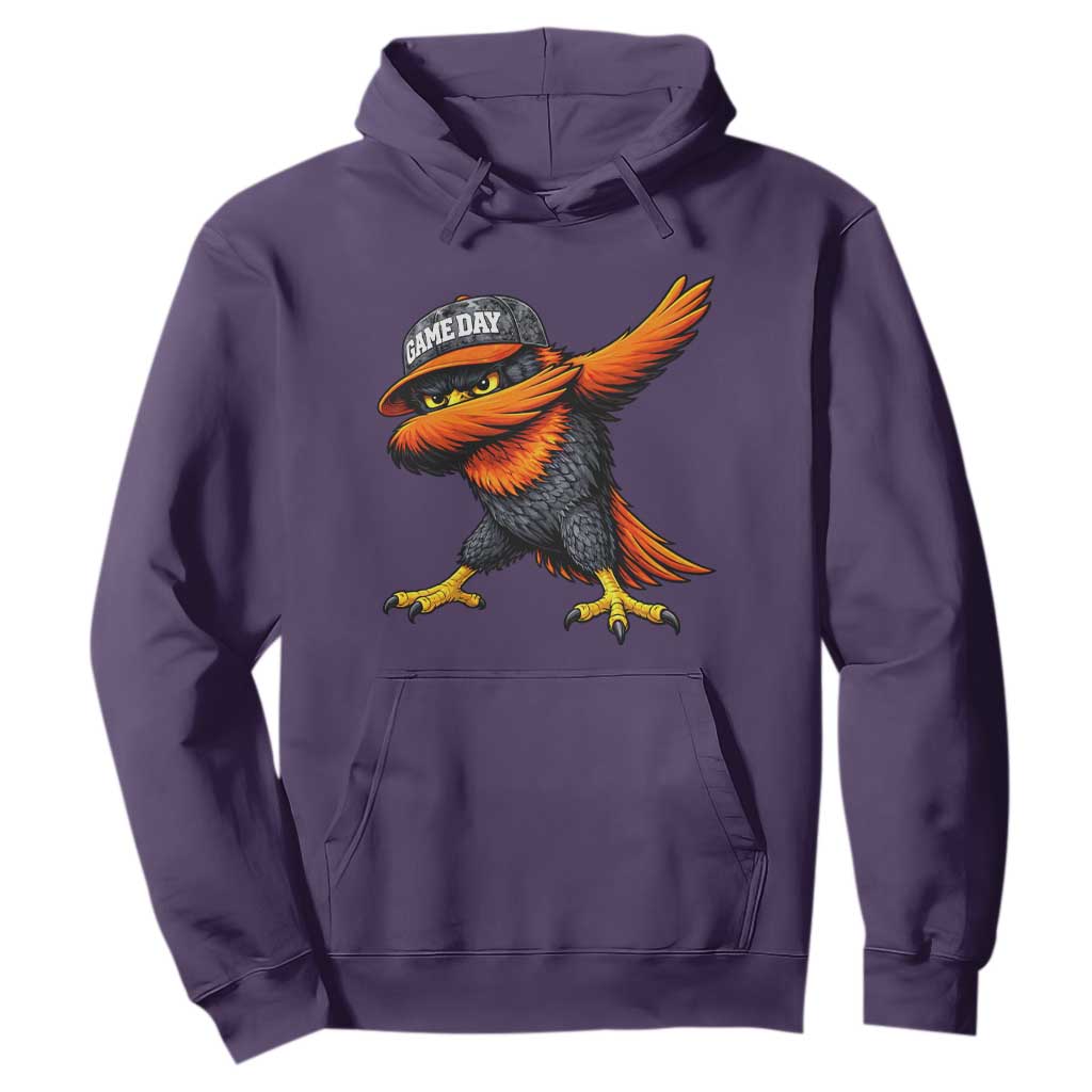 Fierce Oriole Spirit Graphic Hoodie Cool Game Day Sports Fan TS02 Purple Print Your Wear