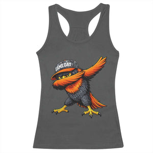 Fierce Oriole Spirit Graphic Racerback Tank Top Cool Game Day Sports Fan TS02 Dark Heather Print Your Wear