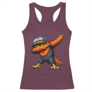 Fierce Oriole Spirit Graphic Racerback Tank Top Cool Game Day Sports Fan TS02 Maroon Print Your Wear