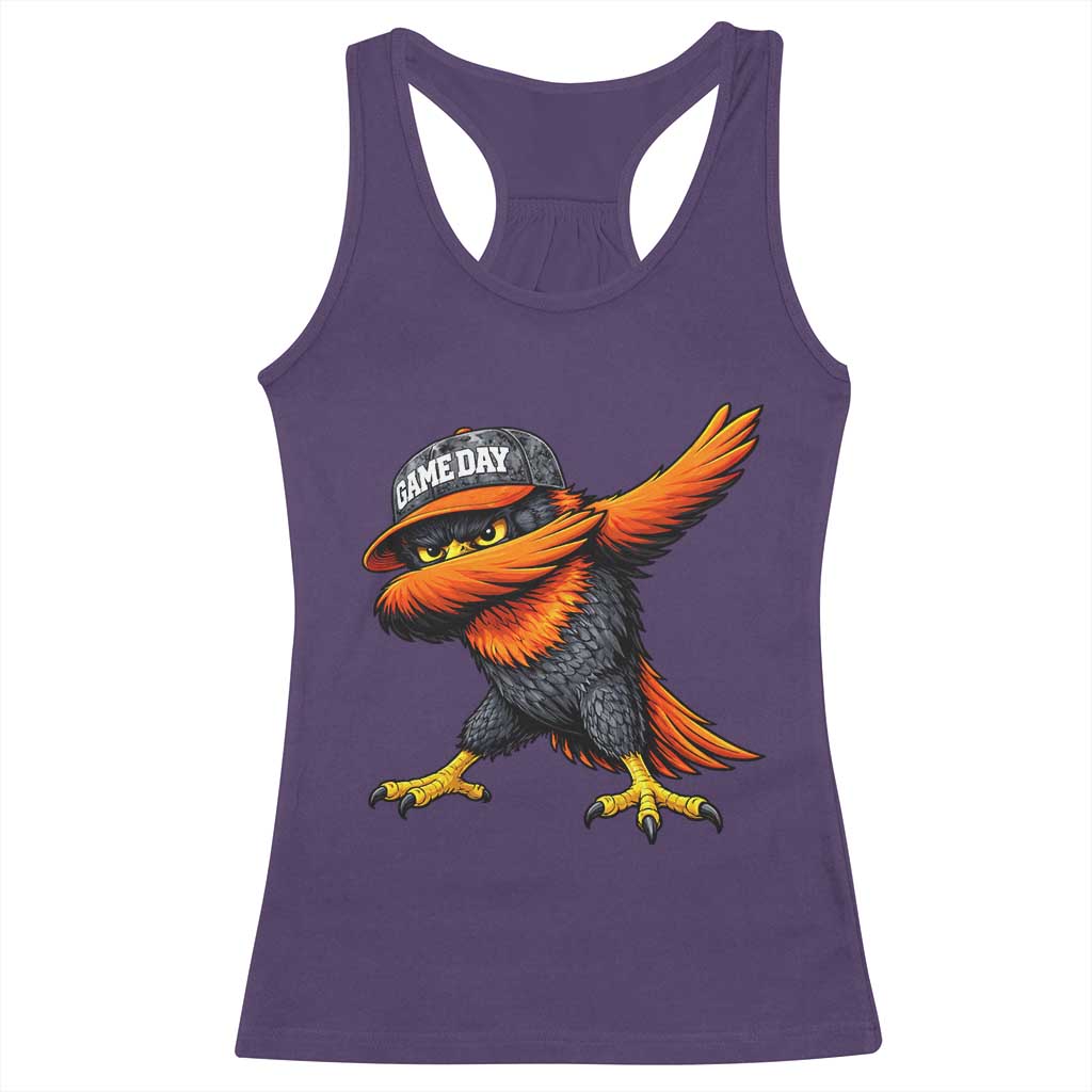 Fierce Oriole Spirit Graphic Racerback Tank Top Cool Game Day Sports Fan TS02 Purple Print Your Wear