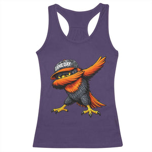 Fierce Oriole Spirit Graphic Racerback Tank Top Cool Game Day Sports Fan TS02 Purple Print Your Wear